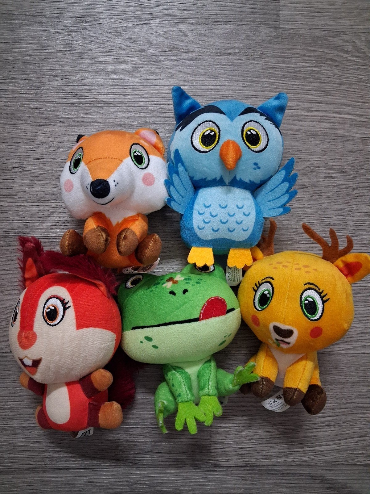 Knuffels mini's Lidl bosdieren bosmini's L1799, Ophalen of Verzenden, Zo goed als nieuw, Overige typen