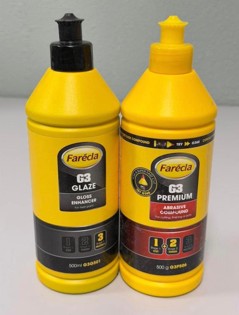 Farécla G3 Premium + G3 Glaze set (500g 500ml) auto poets, Ophalen of Verzenden, H, H, H
