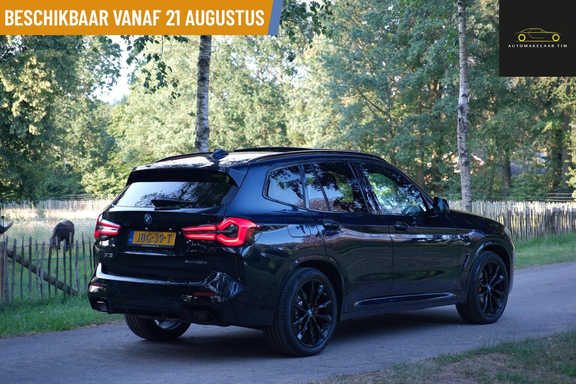 BMW X3 xDrive30e High Exec / M Sport / 1 jaar Bmw garantie, Auto's, BMW, Gebruikt, 2000 kg, Zwart, Leder