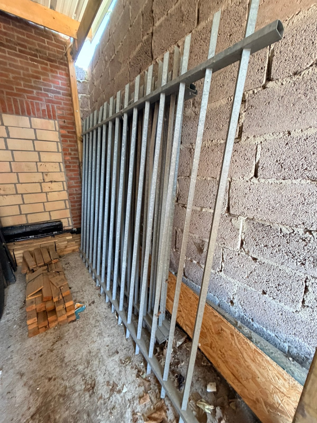 Verzinkt Hekwerk, Tuin en Terras, Ophalen, Zo goed als nieuw, IJzer