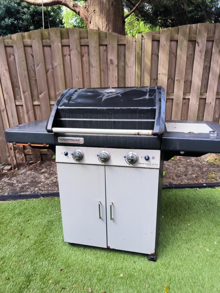 Gratis ophalen; Campingaz gasbarbecue 3 Series Classic, Tuin en Terras, Gasbarbecues, Ophalen, Gebruikt, Campingaz