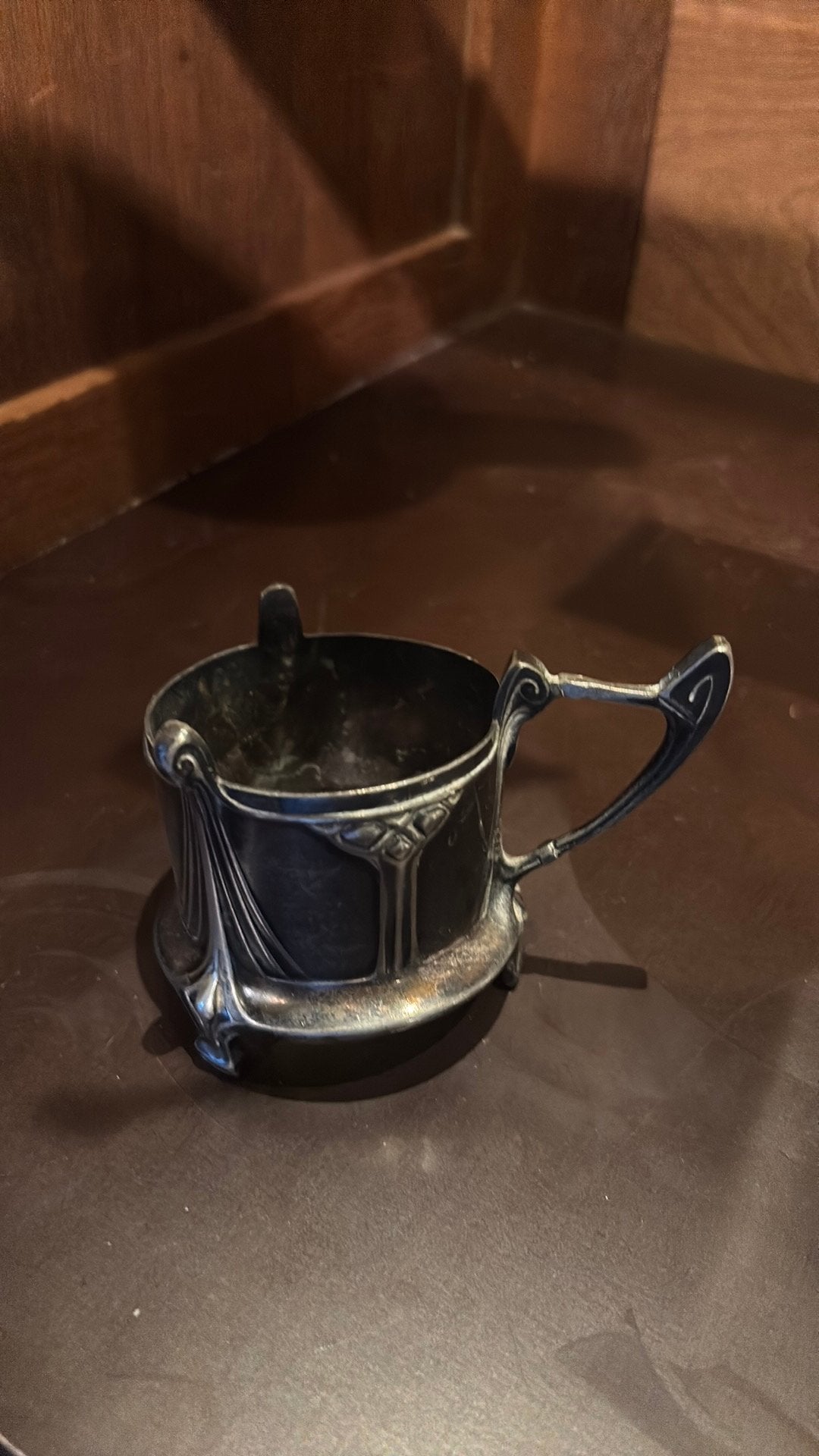 WMF Jugendstil theeglashouder Albin Müller ca. 1906, Antiek en Kunst, Ophalen of Verzenden