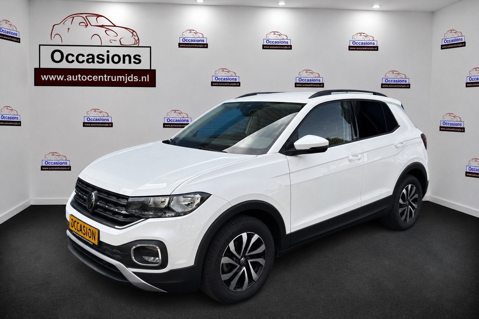 Volkswagen T-Cross 1.0 TSI T-Cross, Auto's, Gebruikt, Zwart, 95 pk, 1158 kg