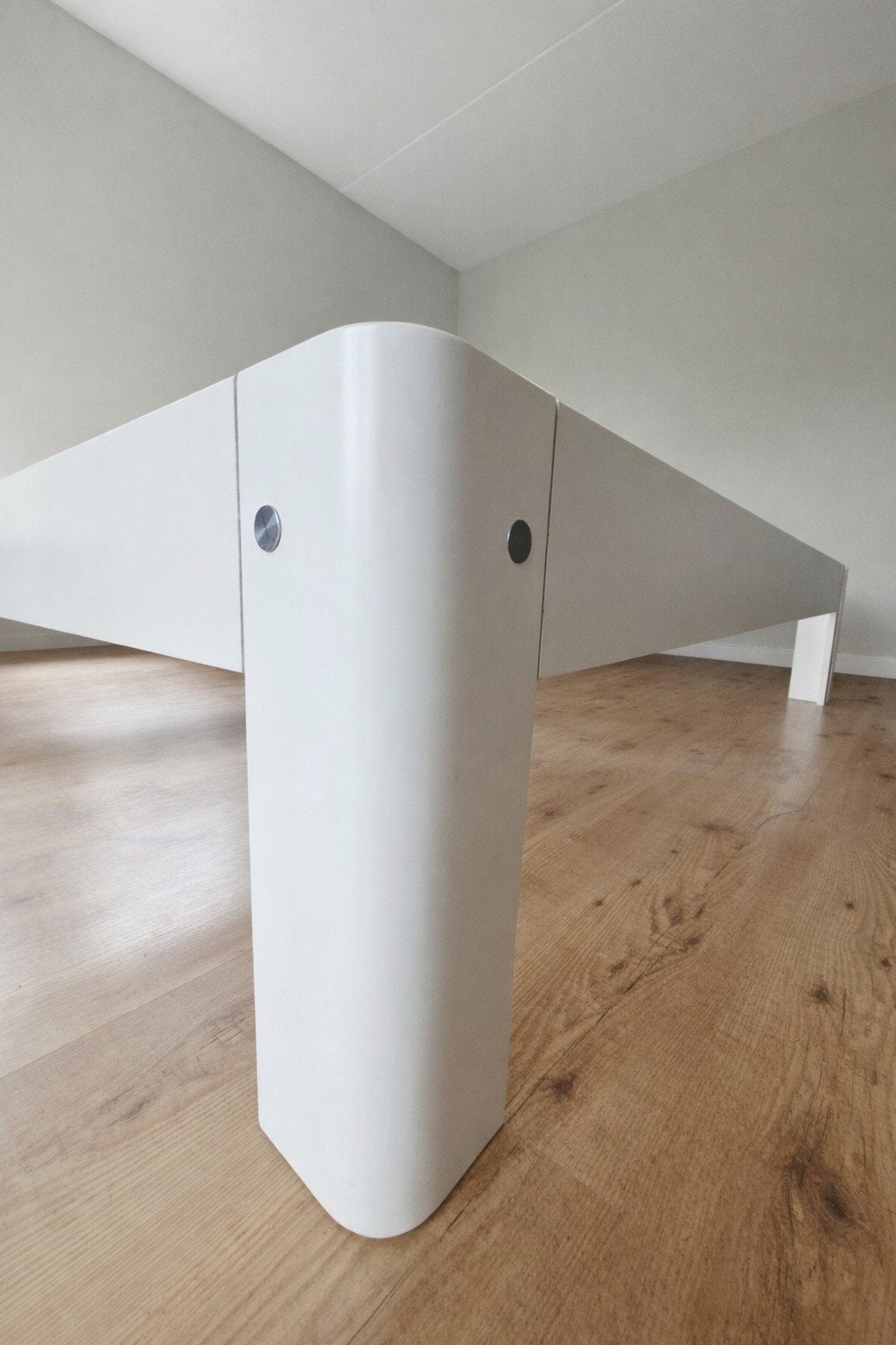 Auping Auronde 160x200 – 48 cm hoog, Ophalen, Gebruikt, Wit, Tweepersoons