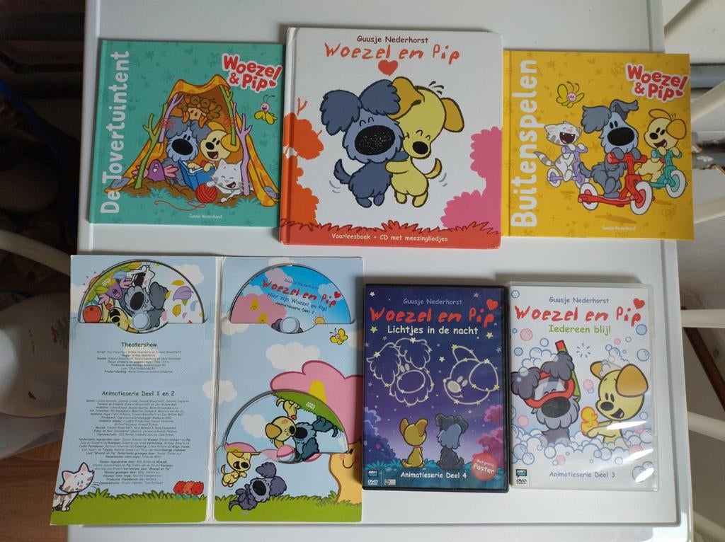 Woezel en Pip Boeken & DVD's Collectie, Gebruikt, Alle leeftijden, Ophalen of Verzenden, Educatief
