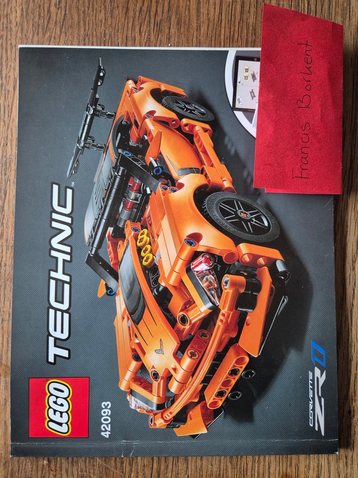 LEGO Technic 42093 Chevrolet Corvette ZR1, Ophalen of Verzenden, Zo goed als nieuw