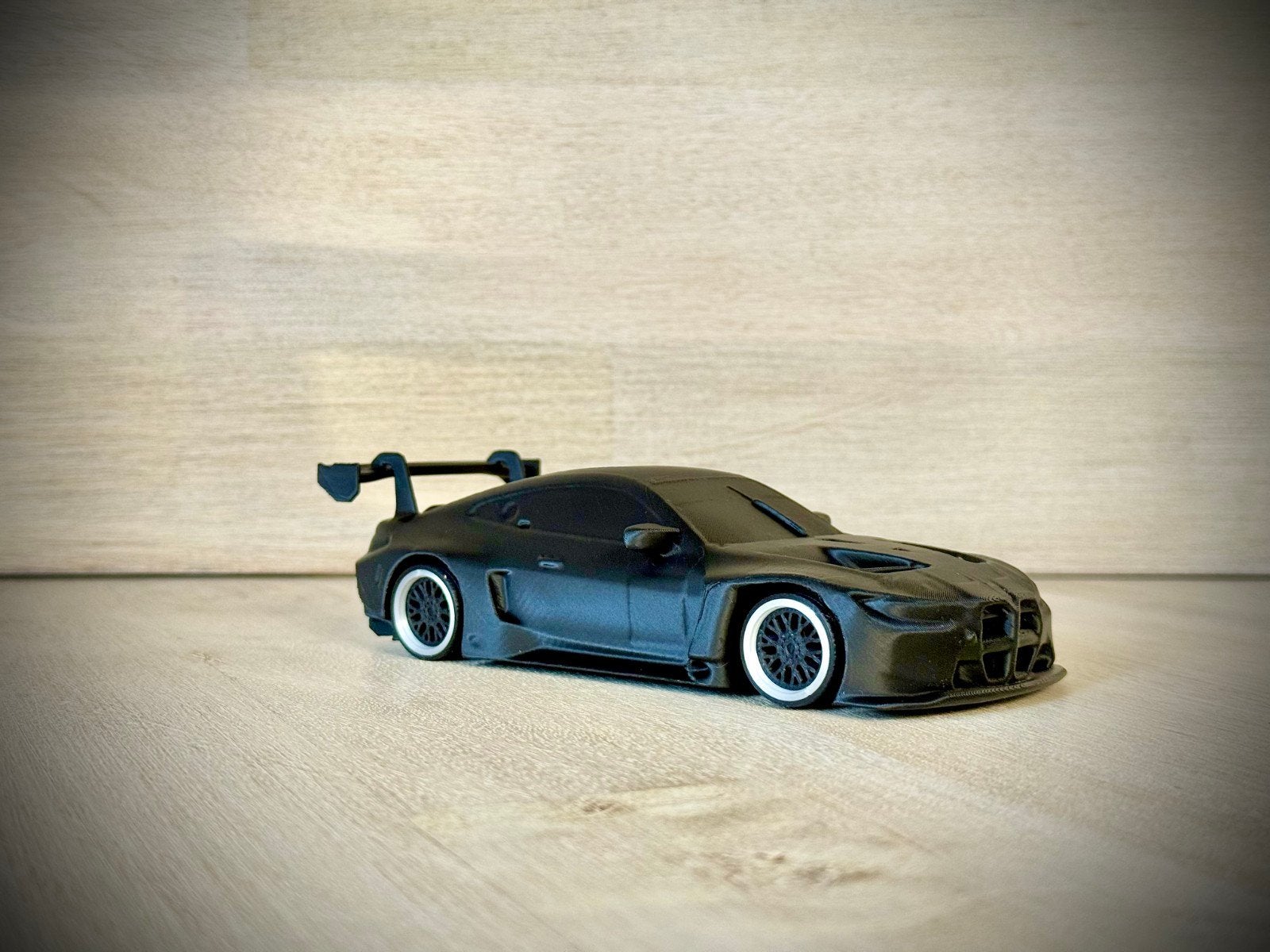 3D Geprinte BMW M4 G82 Race Auto Model, Ophalen of Verzenden, Nieuw
