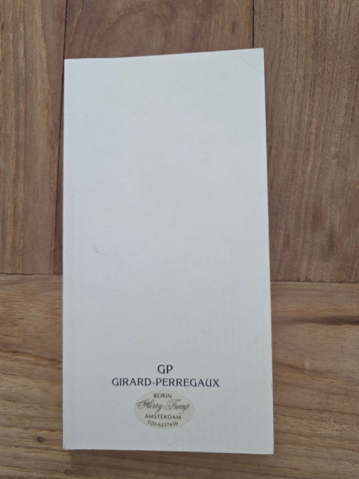 Girard-Perregaux Horloge Catalogus, Ophalen of Verzenden, Zo goed als nieuw, Girard-Perregaux, Catalogus