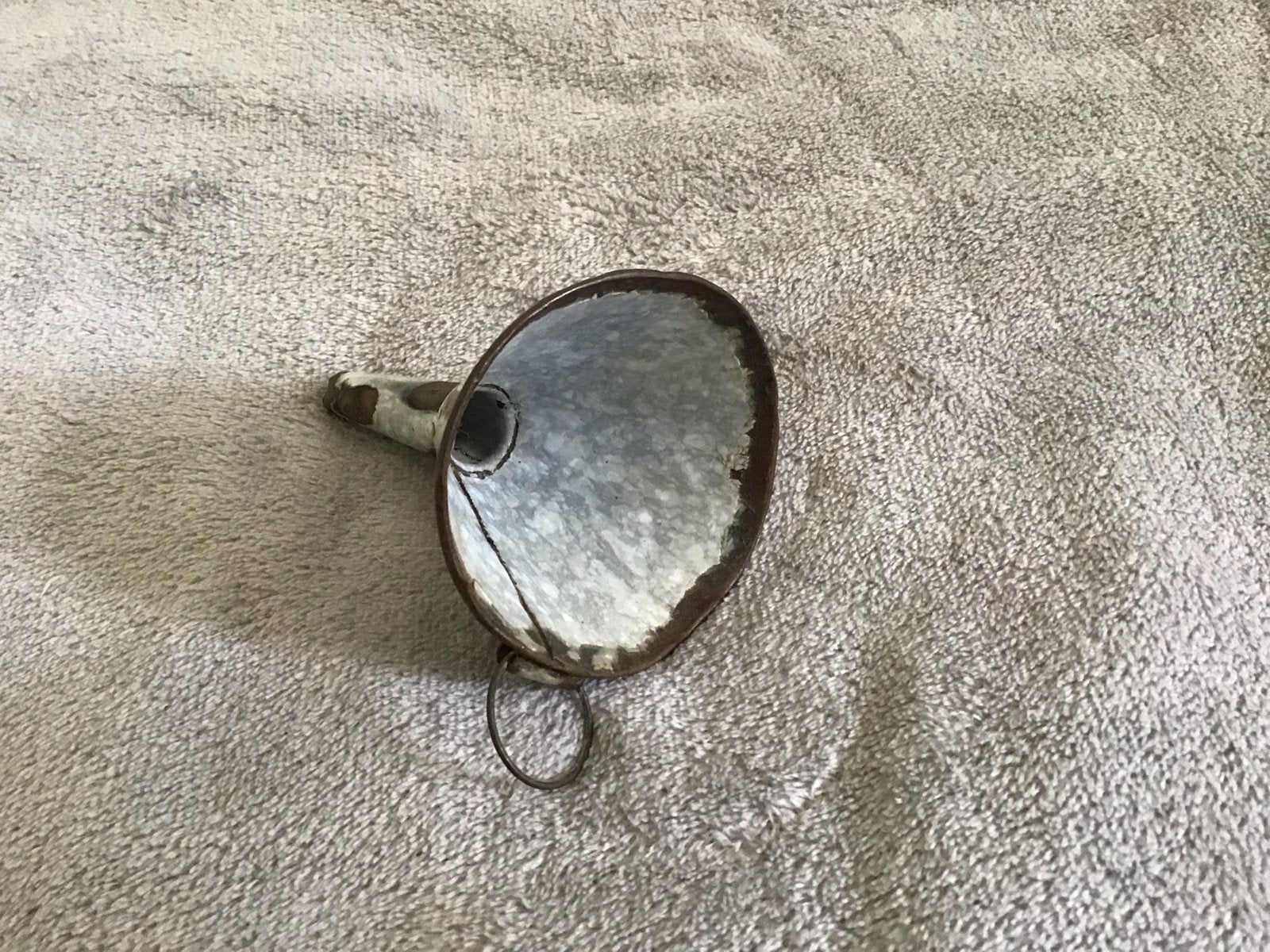 Vintage Emaille Trechter, Antiek en Kunst, Ophalen of Verzenden