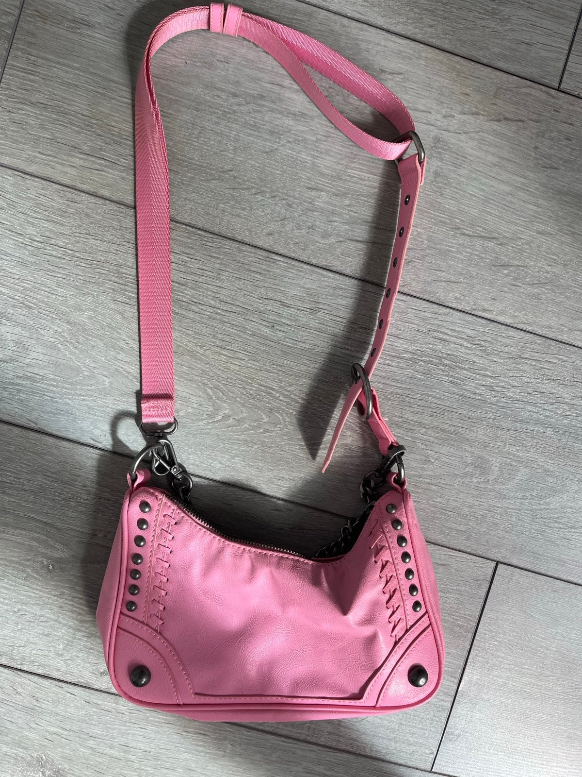 Nieuw Zara Roze Schoudertasje met Studs, Ophalen of Verzenden, Nieuw, Roze, Schoudertasje
