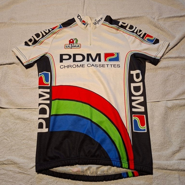 Vintage PDM wielershirt jaren 80 maat M, Ophalen of Verzenden, Gebruikt, Kleding