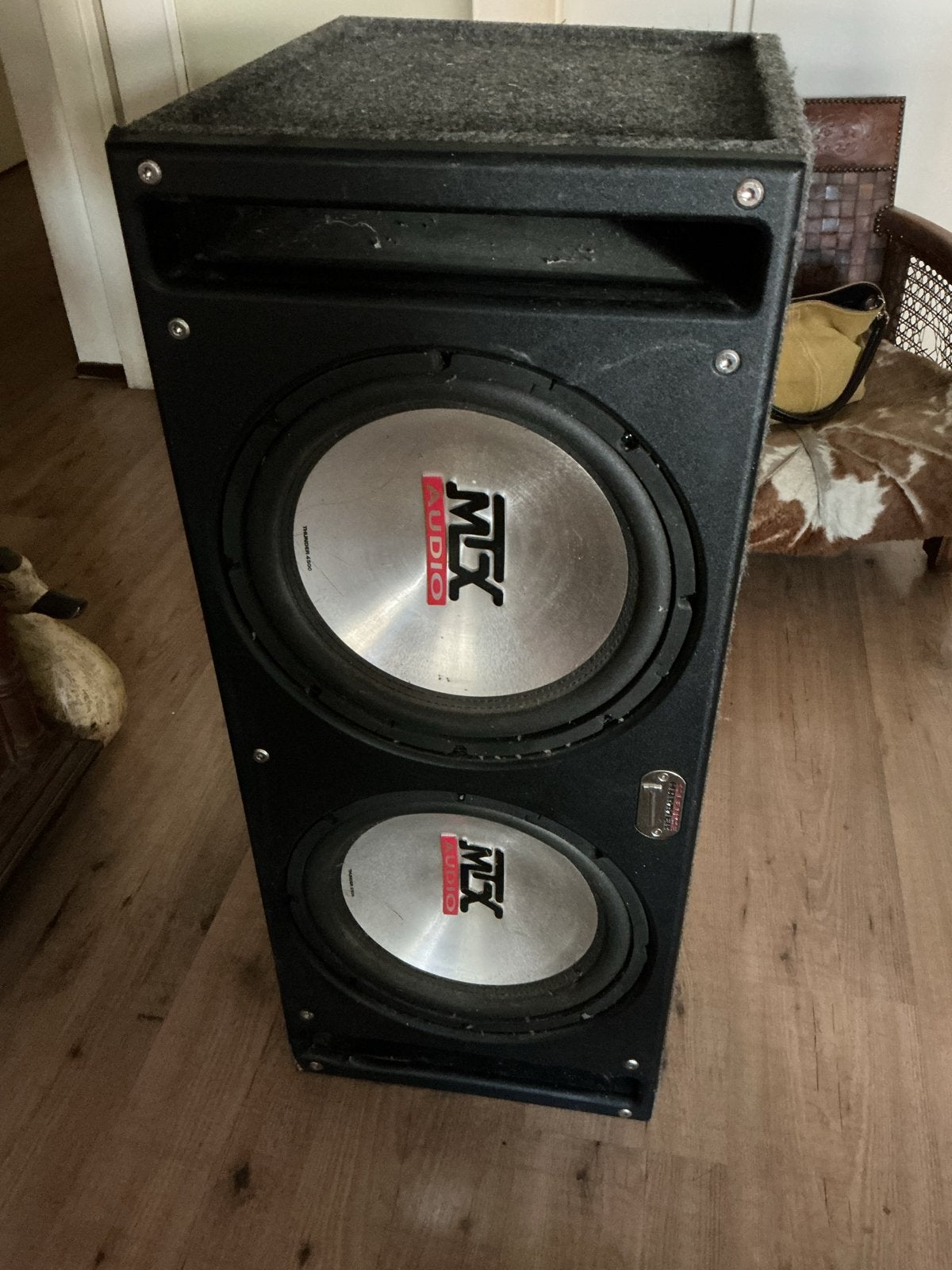 MTX Audio Thunder 4000 Subwoofer - Krachtige Bass, Gebruikt, Subwoofer, Ophalen of Verzenden, 150 watt of meer