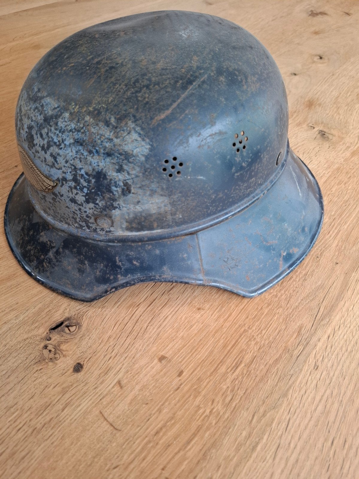 Originele Duitse WOII Luftschutz helm - Maat 55, Verzamelen, Militaria | Tweede Wereldoorlog, Ophalen of Verzenden, Duitsland