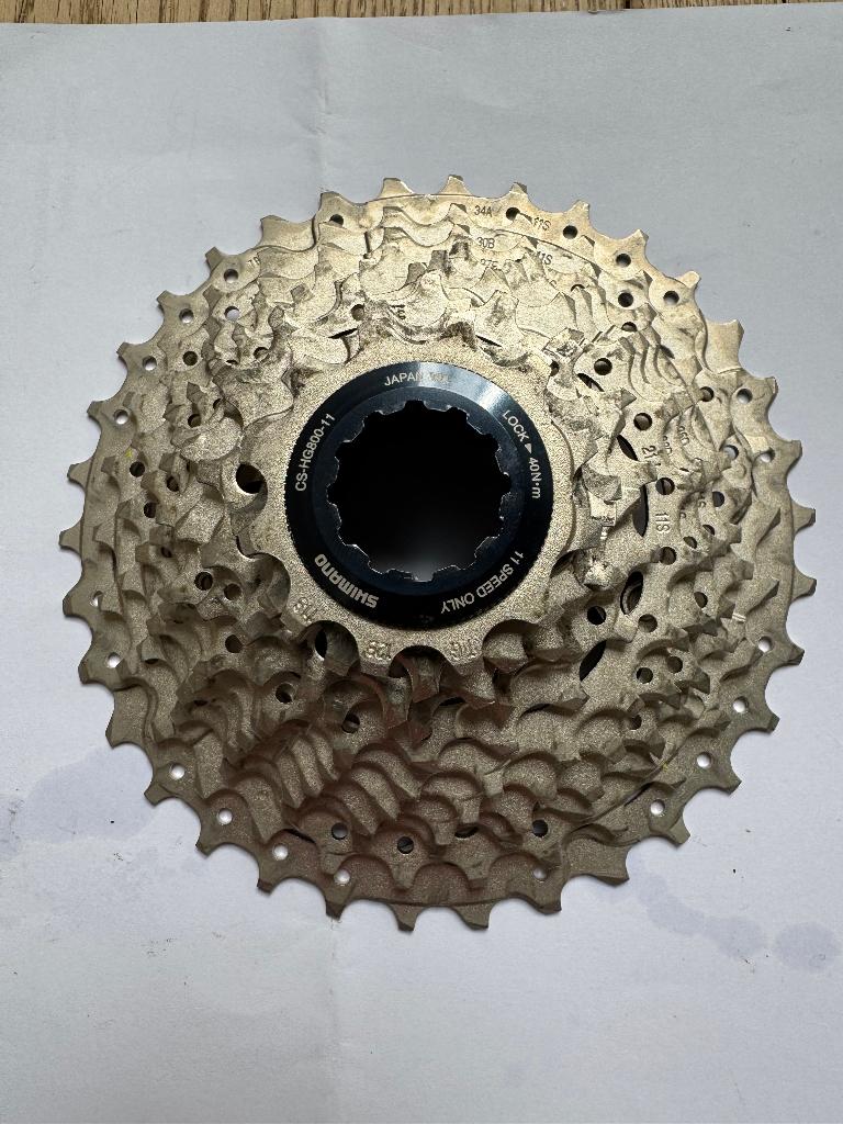 cassette 11 speed shimano CS-HG800-11, Overige materialen, Overige typen, Ophalen of Verzenden, Zo goed als nieuw