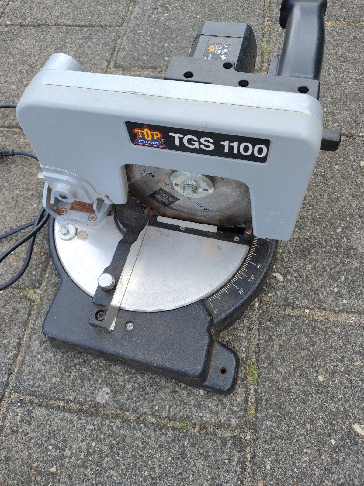 TOP Craft TGS 1100 Afkortzaag, Ophalen, Gebruikt, Afkortzaag, 30 tot 70 mm