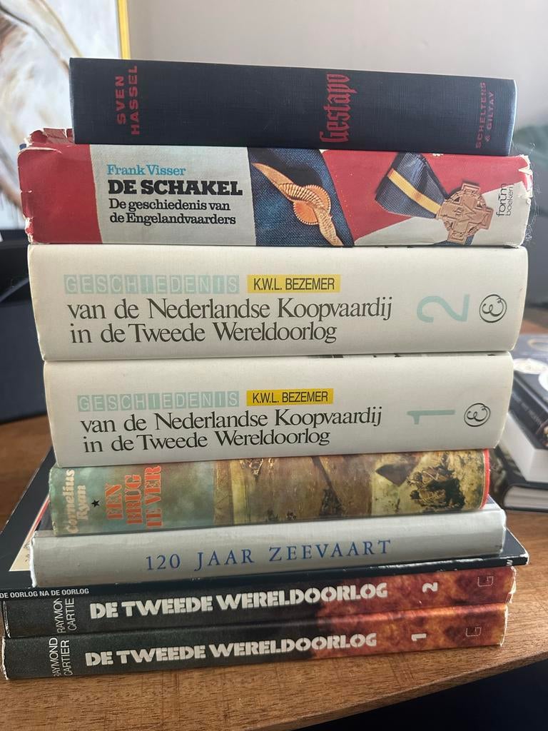 Oorlogsboeken., Boeken, Verzenden, Tweede Wereldoorlog, Gelezen, Algemeen