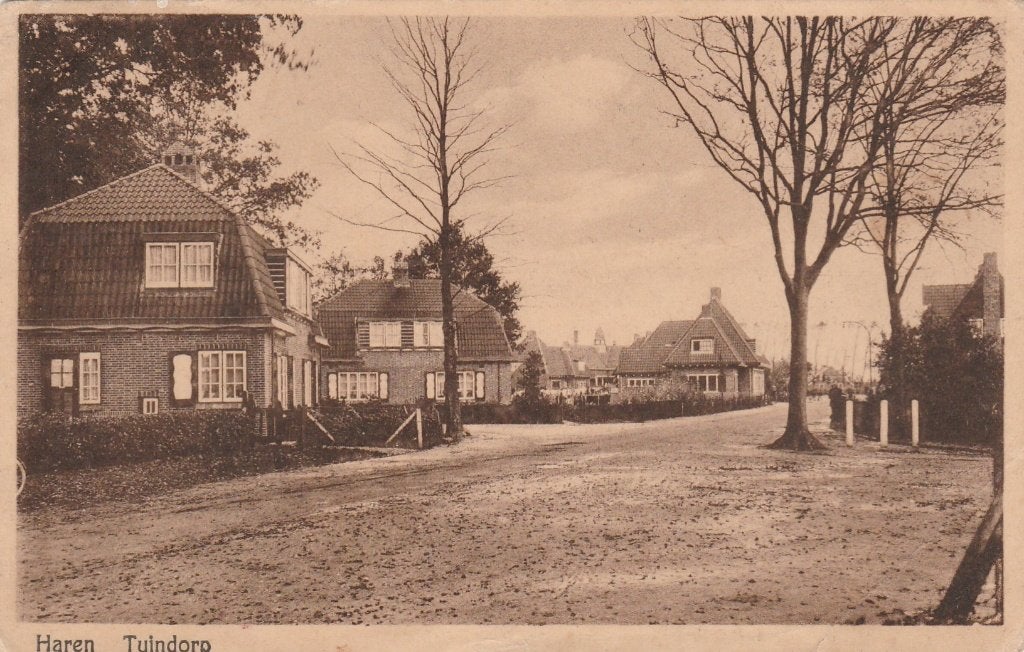 Haren   Tuindorp, Ophalen of Verzenden, 1920 tot 1940, Gelopen, Groningen