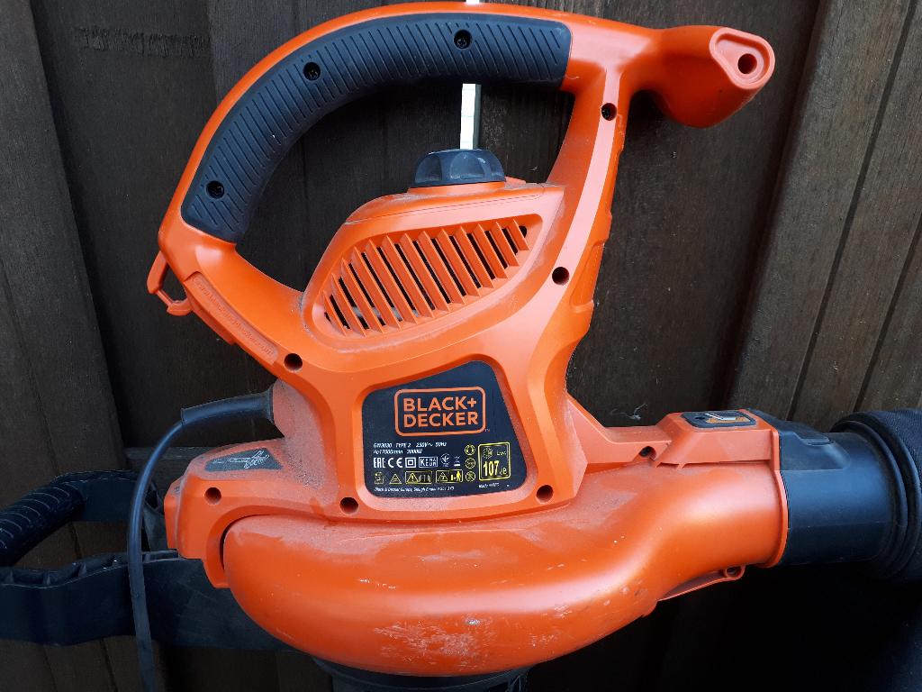 BLACK+DECKER elektrische bladblazer GW3030 type 2, Ophalen, Gebruikt, Elektrisch