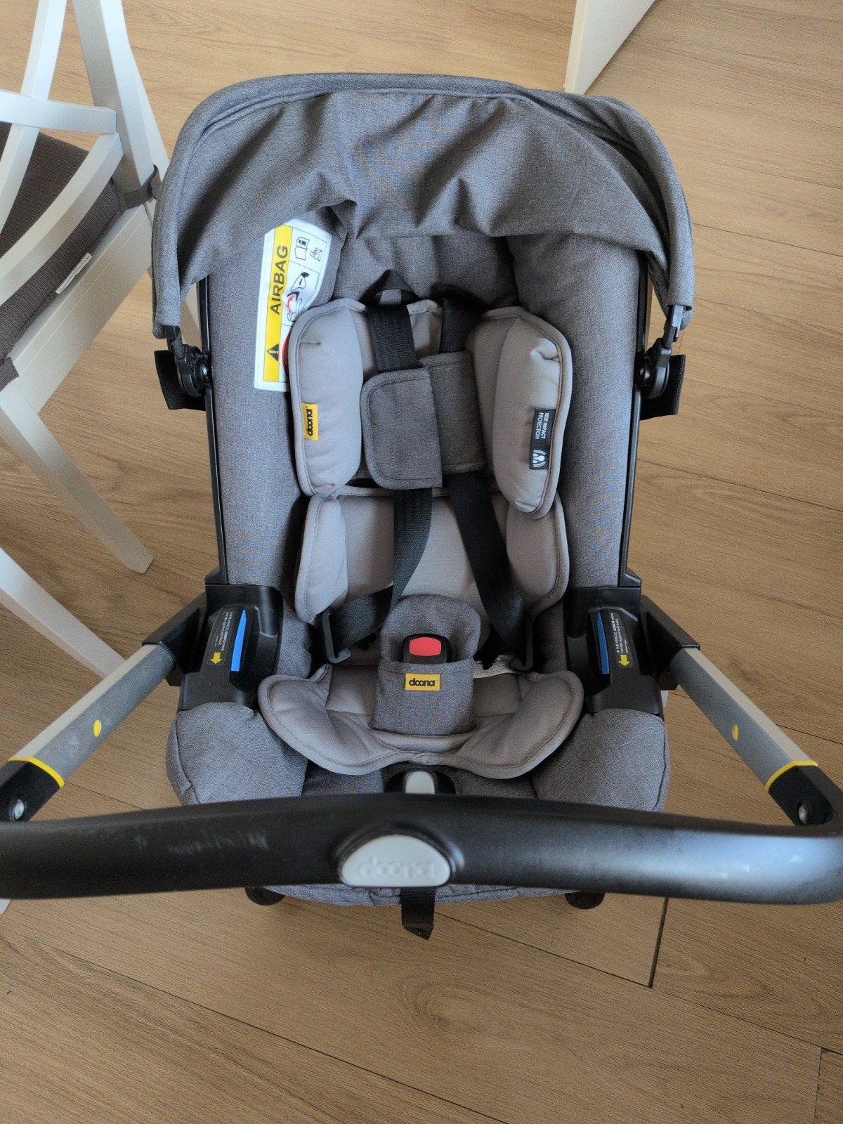Doona autostoel en kinderwagen in één (grijs), Kinderen en Baby's, Gebruikt, Combiwagen, Met autostoeltje, Ophalen