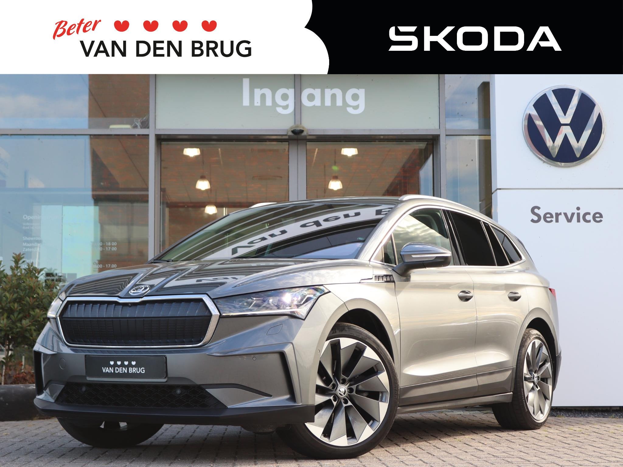Skoda Enyaq iV 80 204 pk Loft | Warmtepomp | Navigatie | Sma, Auto's, Automaat, Achterwielaandrijving, Gebruikt, 80 kWh