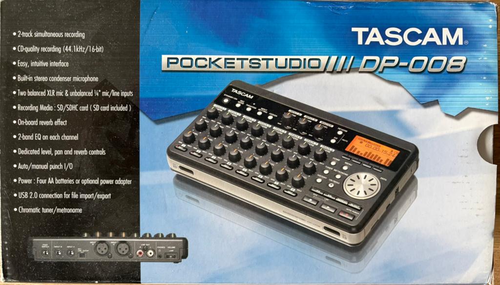 TASCAM dp-008 (pocket studio), Ophalen, Gebruikt