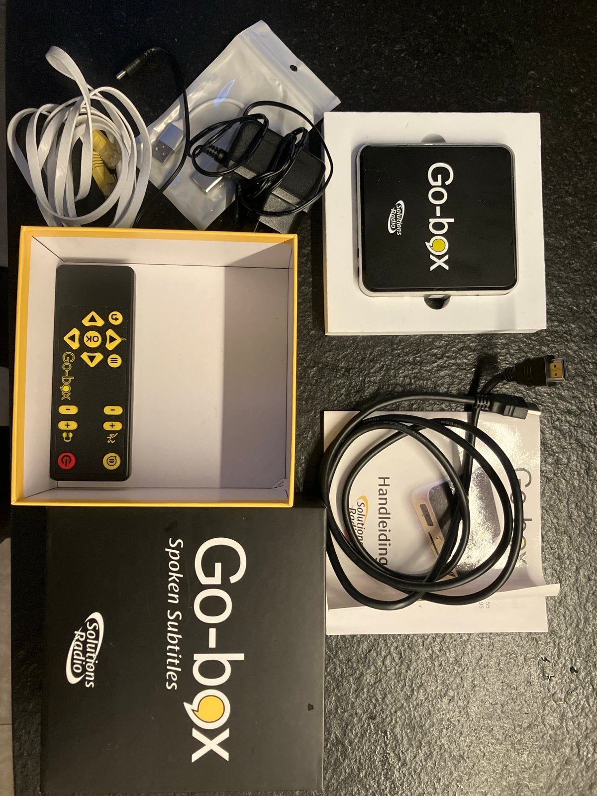 GO-box voor gesproken en vergrote tv-ondertiteling, Ophalen of Verzenden, Zo goed als nieuw, Decoder