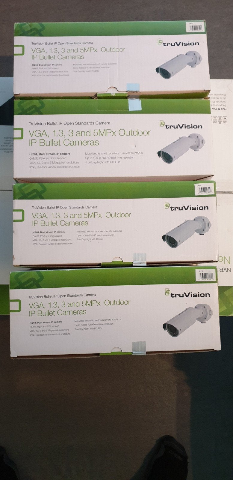 Professionele TruVision IP Bullet Camera's met NVR Recorder, Ophalen of Verzenden