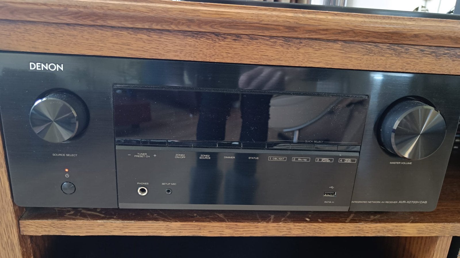 Denon AVR X2700H DAB 7.2 AV receiver, Ophalen, Denon, Zo goed als nieuw, 120 watt of meer