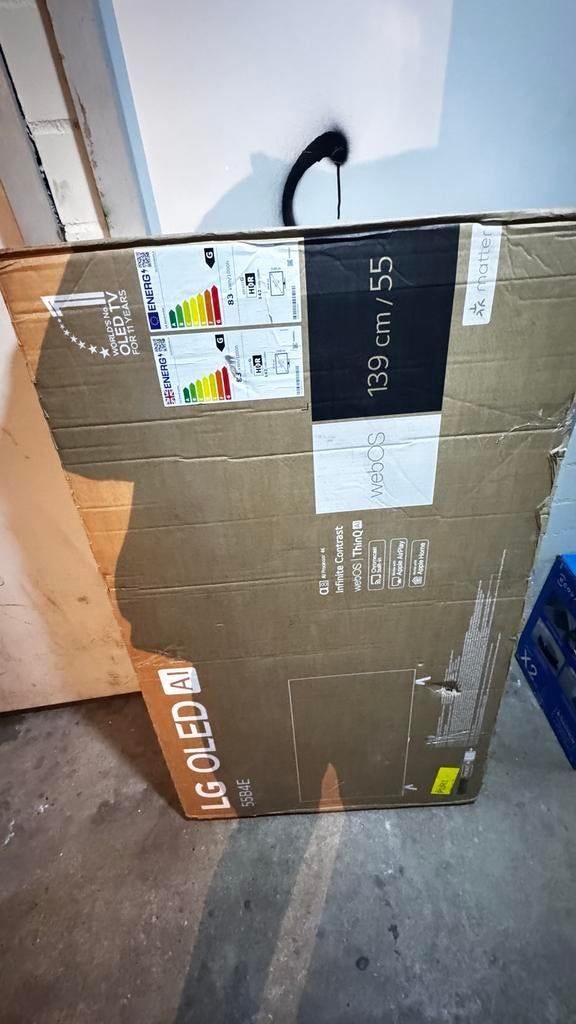 LG OLED55B4E 55” 4K OLED TV - voor reparatie / onderdelen, Ophalen, OLED, 4k (UHD), LG