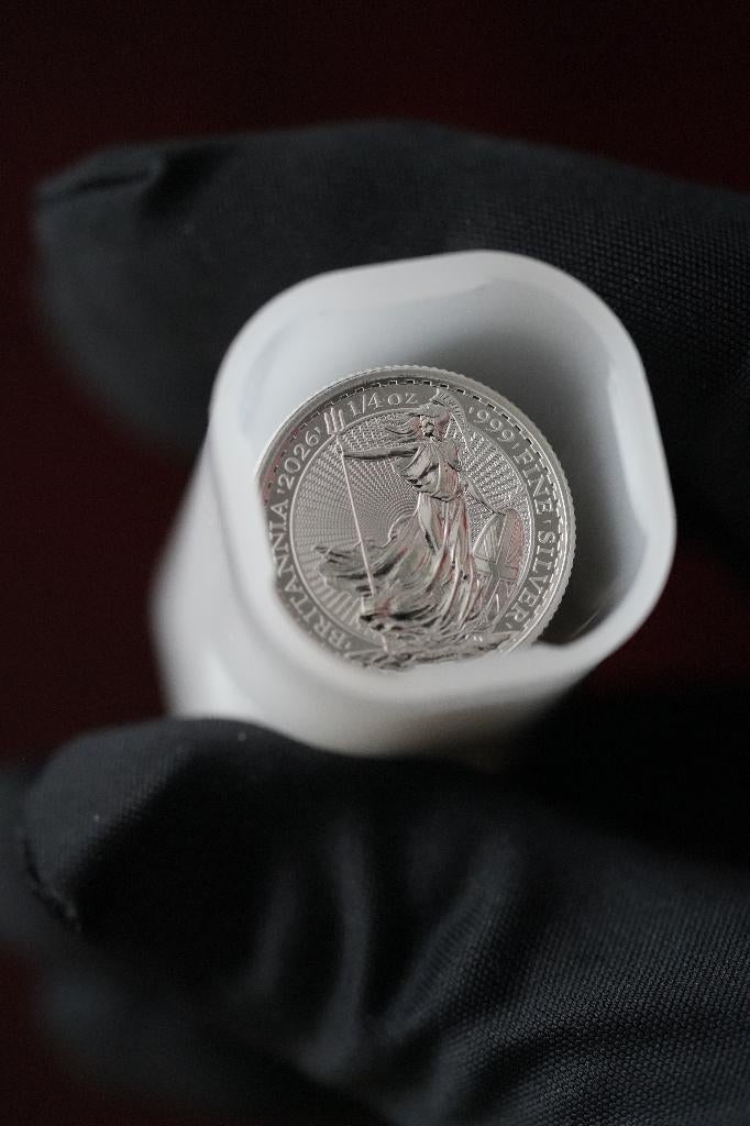 1/4 oz Britannia Zilver Munt 2026, Verzenden, Zilver