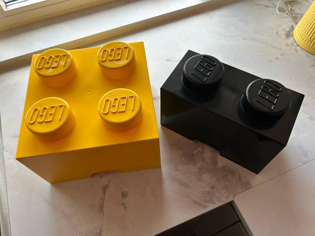 2x LEGO opbergdoos., Kinderen en Baby's, Speelgoed | Duplo en Lego, Ophalen, Gebruikt, Overige thema's, Lego