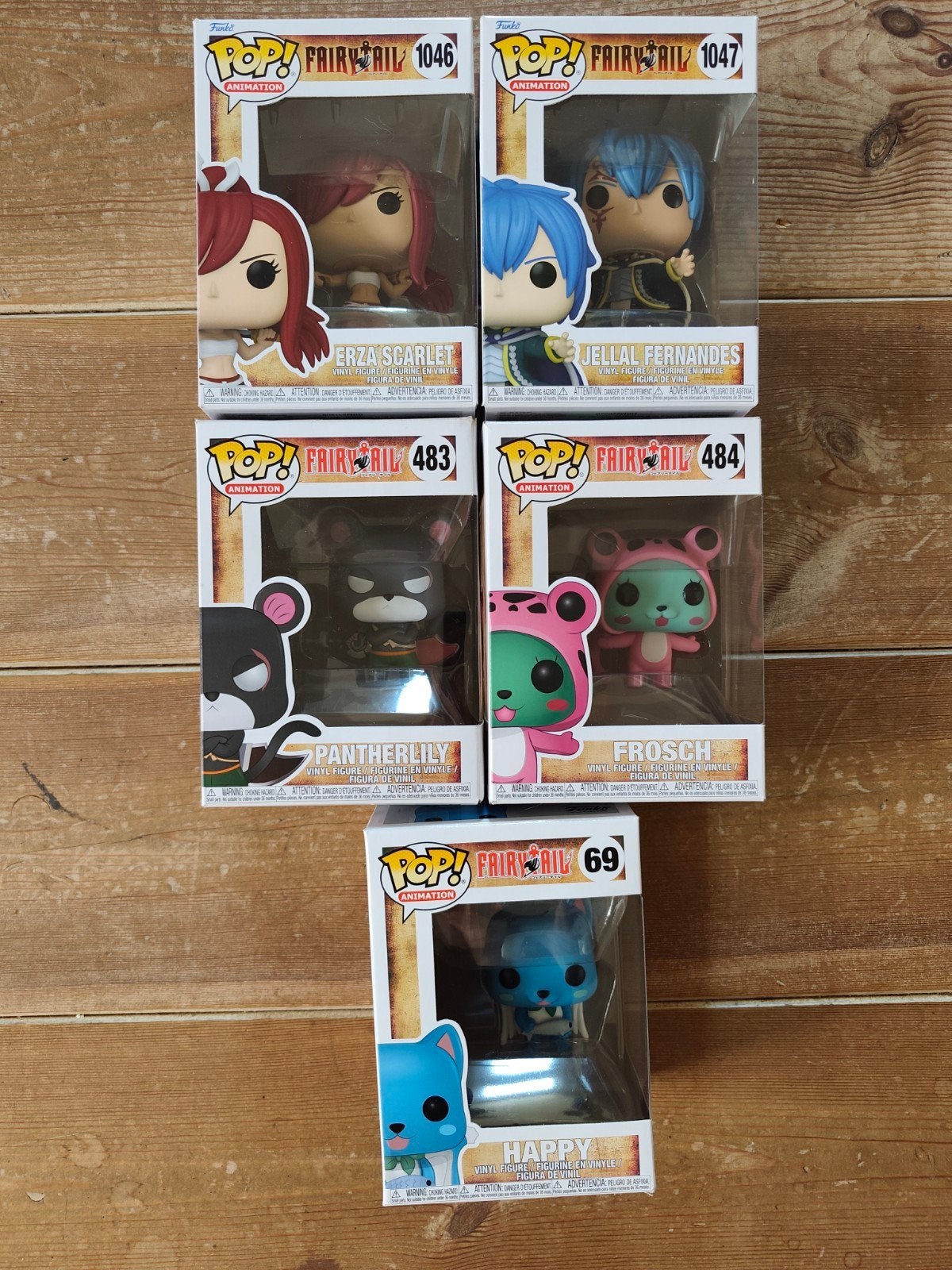 Fairy Tail Funko Pop! Set (5 stuks, nieuw in doos), Verzamelen, Ophalen of Verzenden, Nieuw