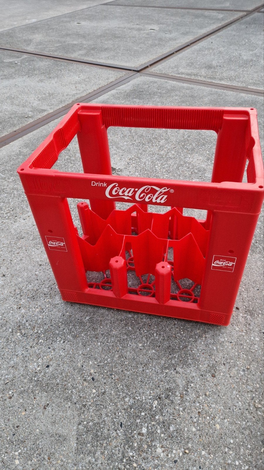 Vintage Coca-Cola Flessenkrat - Rood, Ophalen, Coca-Cola Company, Gebruikt, Gebruiksvoorwerp