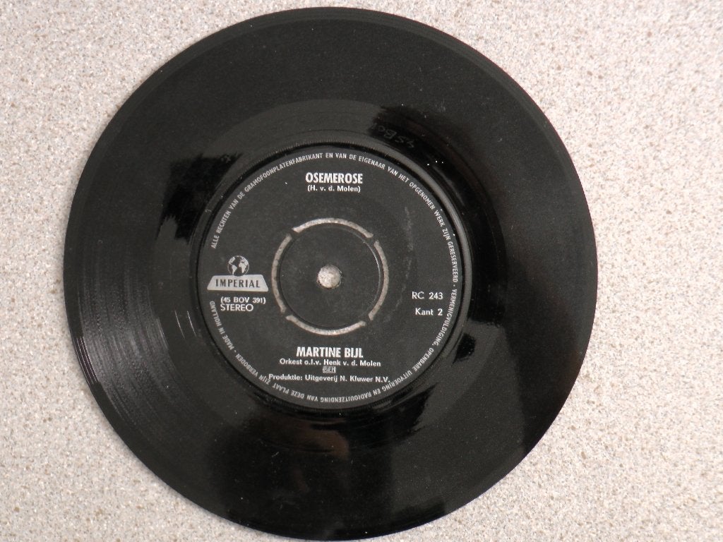 Martine Bijl - Spikkelvest VINYL SINGLE OPRUIMING, Ophalen of Verzenden, Gebruikt, Pop