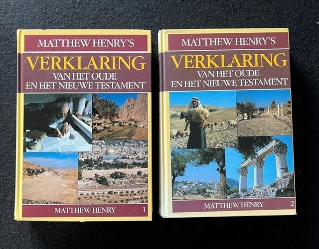 Matthew Henry Bijbelverklaring; 2-delige uitgave, Ophalen of Verzenden, Gelezen