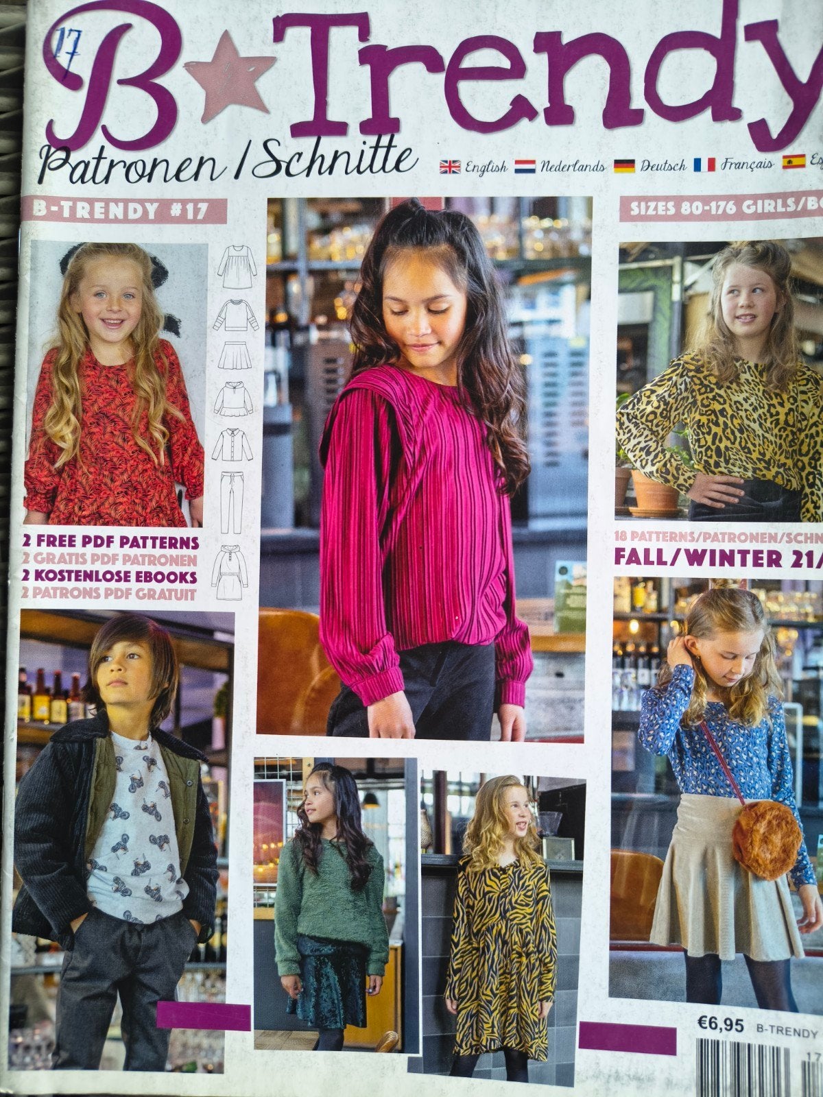 B Trendy naaipatronen winter 2022 nr 17 kinderen 80-176, Ophalen of Verzenden, Gebruikt, Kind