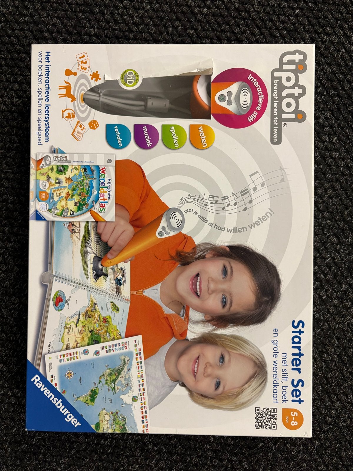 Ravensburger tiptoi Starter Set met Wereldatlas, Ophalen of Verzenden, Nieuw, Taal en Lezen, Met geluid