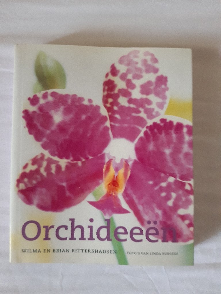 Boek over orchideeën, Ophalen of Verzenden, Zo goed als nieuw, Brian & Wilma Rittershausen, Interieur en Design