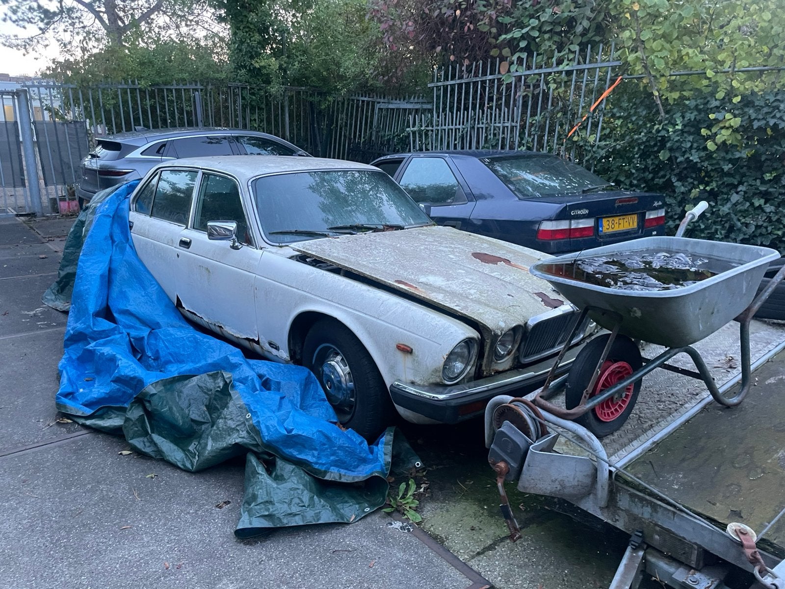 Jaguar Sovereign xj6 4.2 AUT 1984 Wit, Auto's, Automaat, Achterwielaandrijving, Wit, Origineel Nederlands