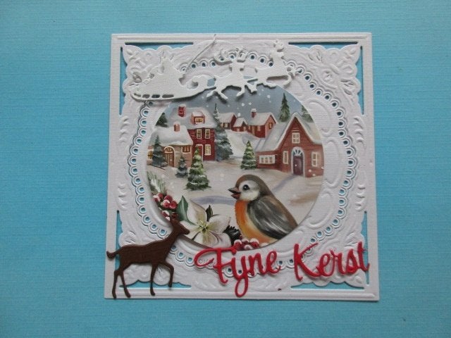 126 KERST opleg setje / dorpje, Verzenden, Nieuw, Kerst, Overige typen