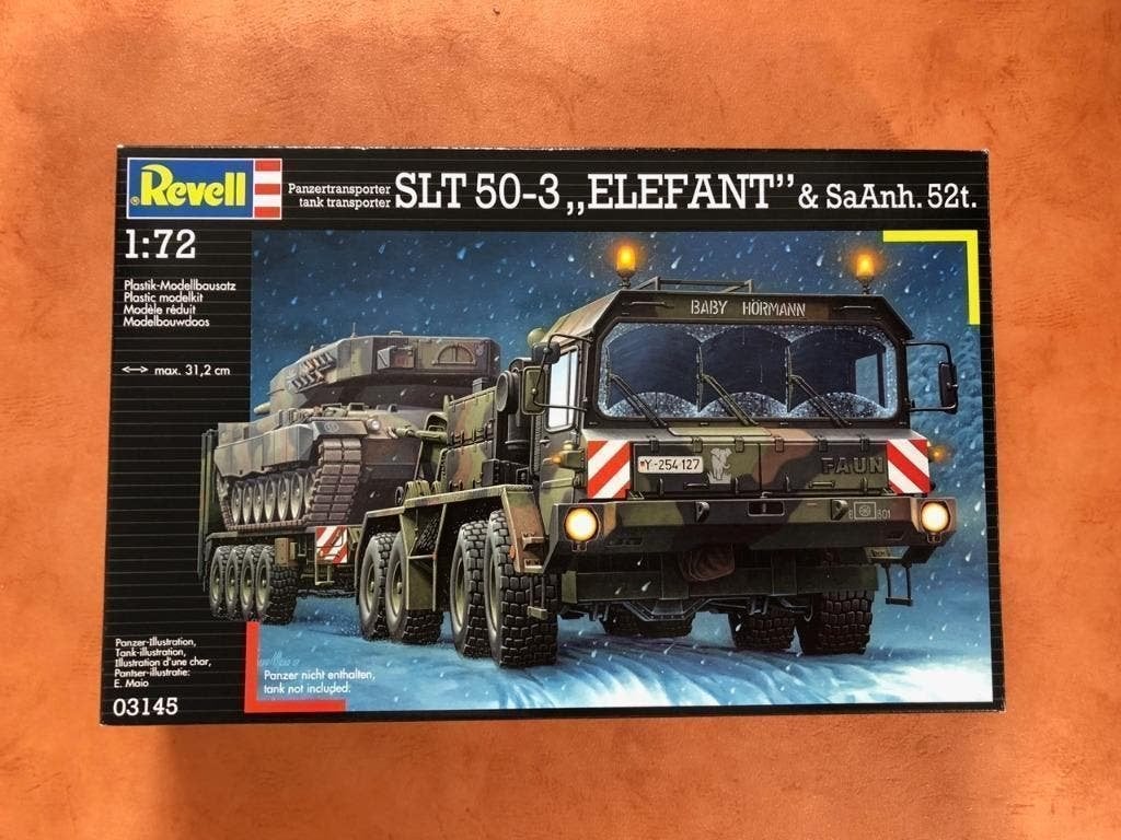 Revell	3145	SLT 50-3 ’Elefant‘ & SaAnh. 52t	1/72, Hobby en Vrije tijd, Modelbouw | Auto's en Voertuigen, 1:32 tot 1:50, Nieuw