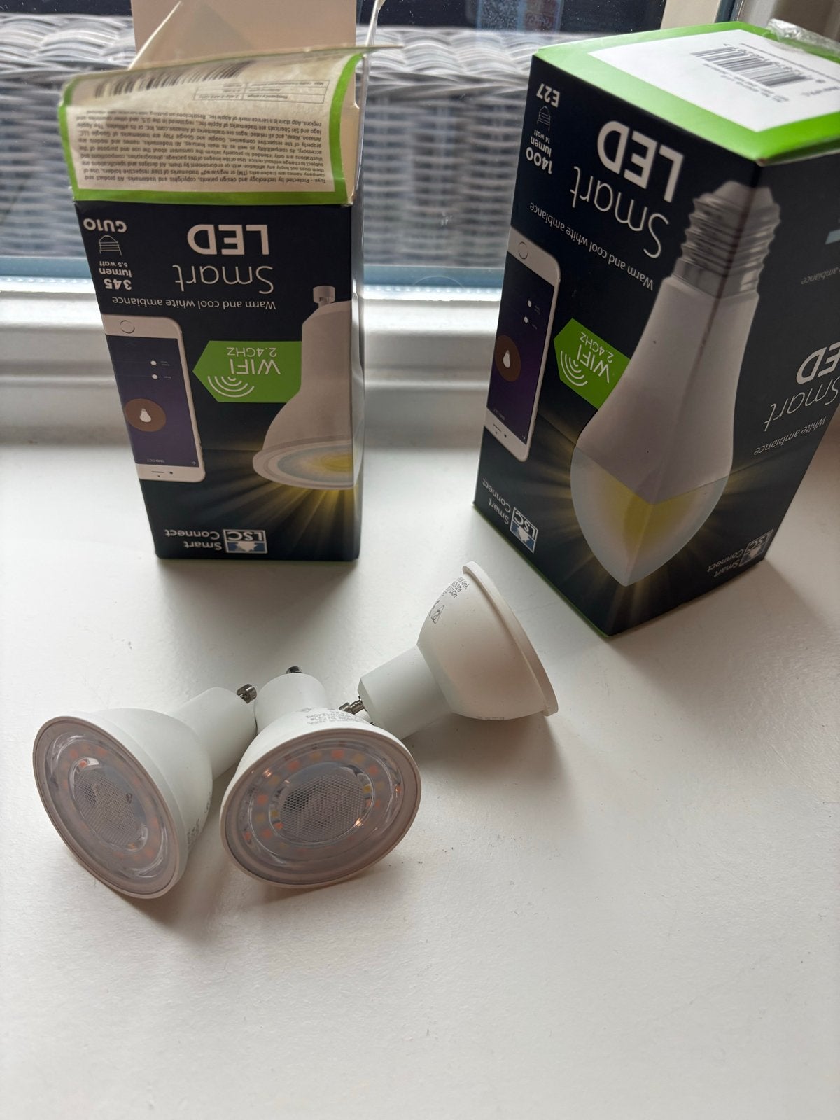 Smart LED Lampen E27 en GU10 - LSC Connect, Wit, Overige merken, Kunststof, Nieuw