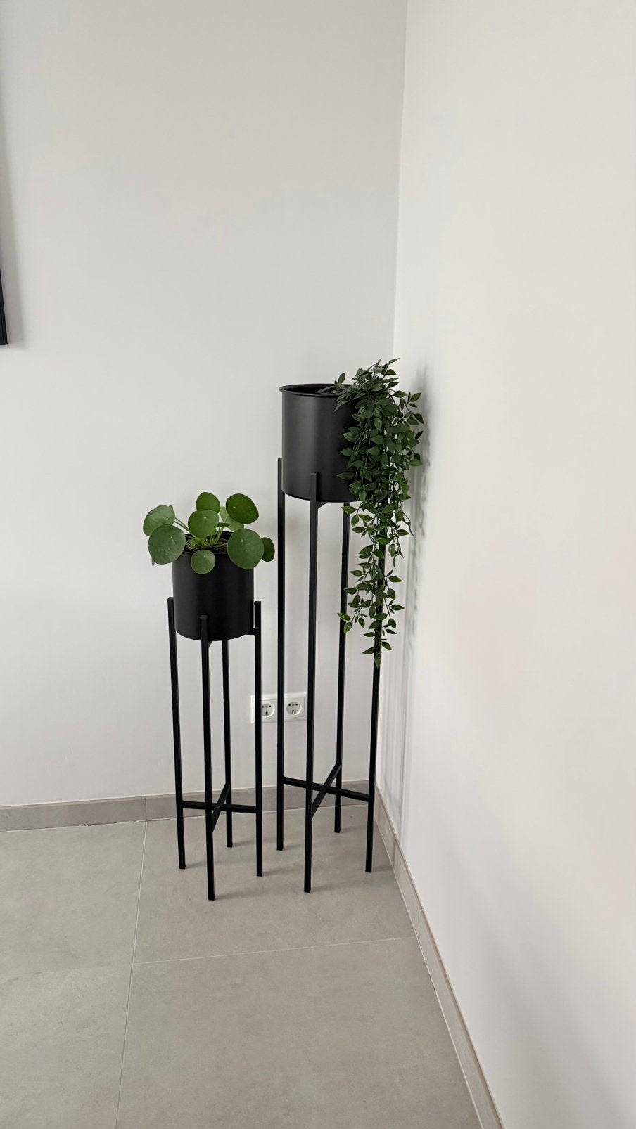 Staande plantenpotten set, Ophalen, Zo goed als nieuw