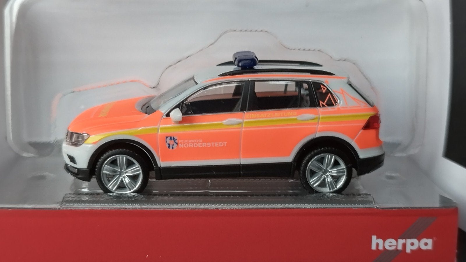 Volkswagen VW Tiguan Feuerwehr Norderstedt 1:87 Herpa Pol, Auto, ., Nieuw, Ophalen of Verzenden