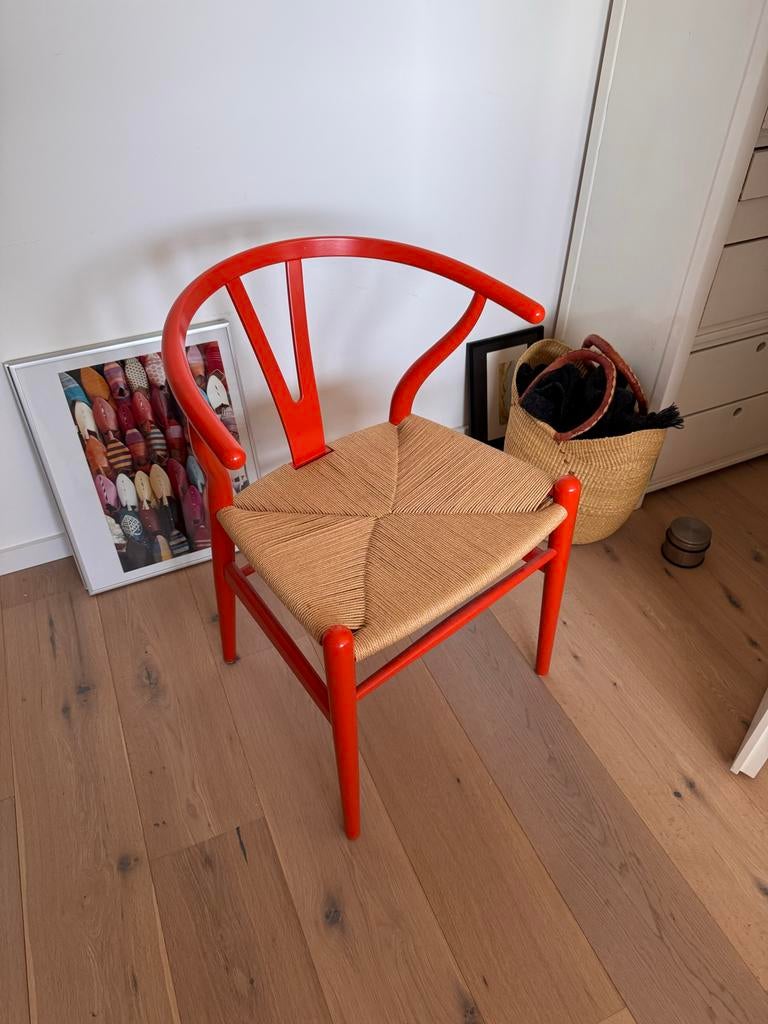 Originele Carl Hansen CH24 Wishbone chair, Huis en Inrichting, Ophalen, Overige kleuren, Zo goed als nieuw, Deens design