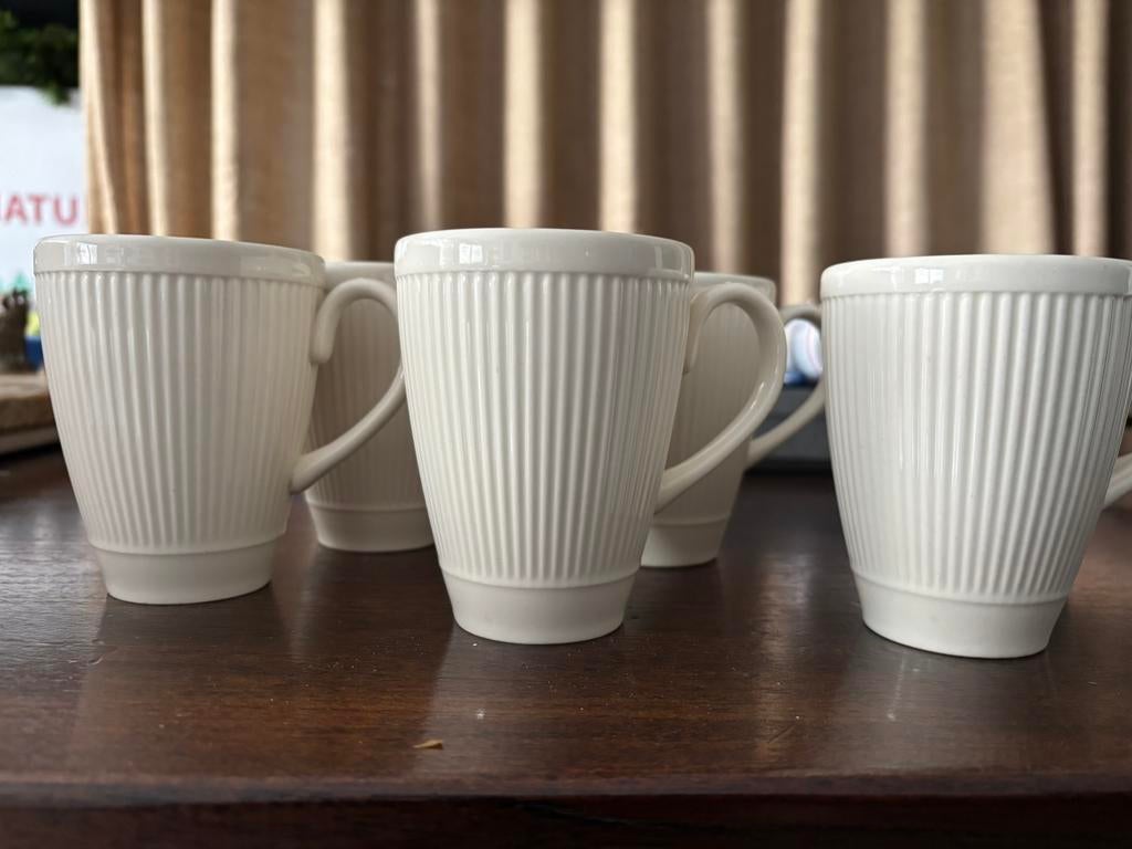 Wedgewood  windsor koffiemokken 6, Ophalen, Overige typen, Zo goed als nieuw, Wedgwood