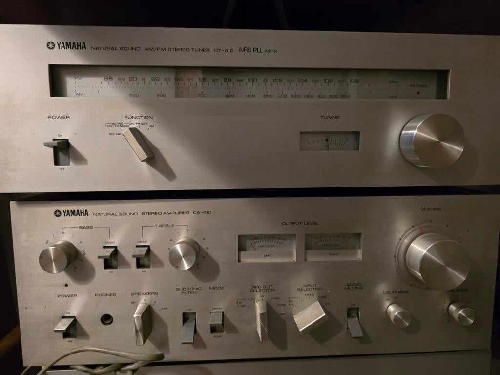 Yamaha CA-610 Versterker met tuner - Goede Staat, Audio, Tv en Foto, Versterkers en Receivers, Ophalen of Verzenden