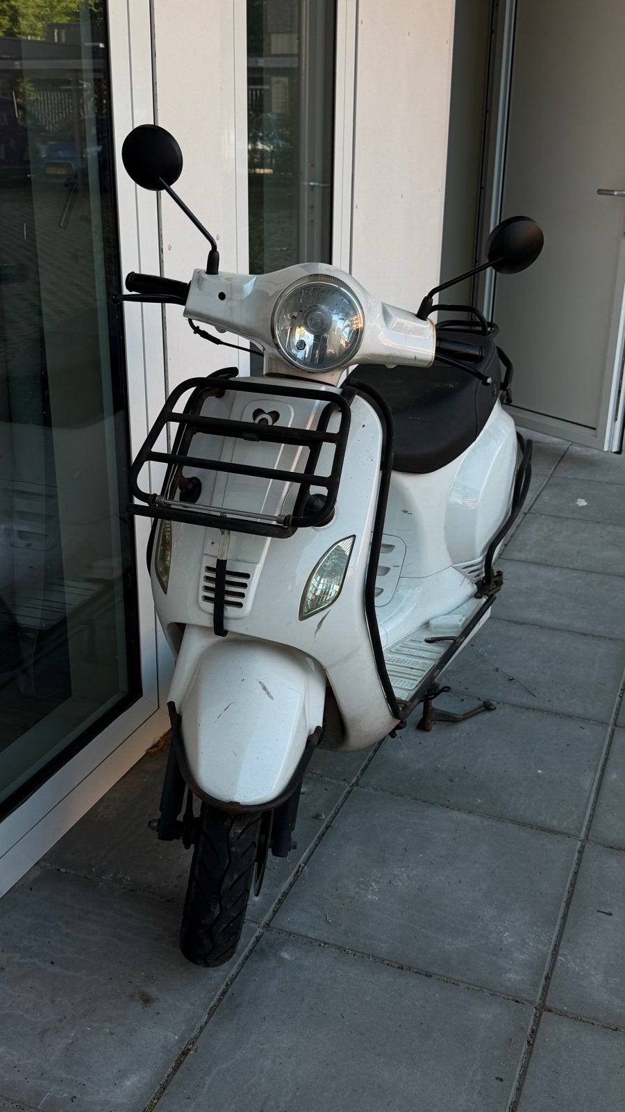 AGM VX50 retro snor scooter + 2 helmen, Gebruikt, Benzine, Ophalen, Overige merken