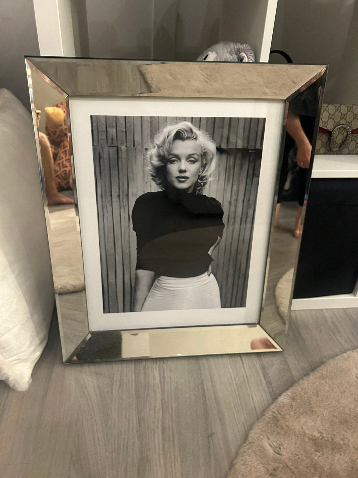 Marilyn Monroe Spiegel schilderij, Ophalen, Zo goed als nieuw, Rechthoekig, Minder dan 100 cm