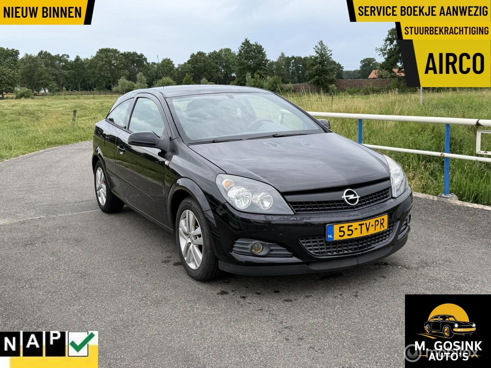 Opel Astra GTC 1.8 Sport Airco trekhaak cruis apk 2027, Auto's, Opel, Voorwielaandrijving, Gebruikt, 4 cilinders, 1165 kg